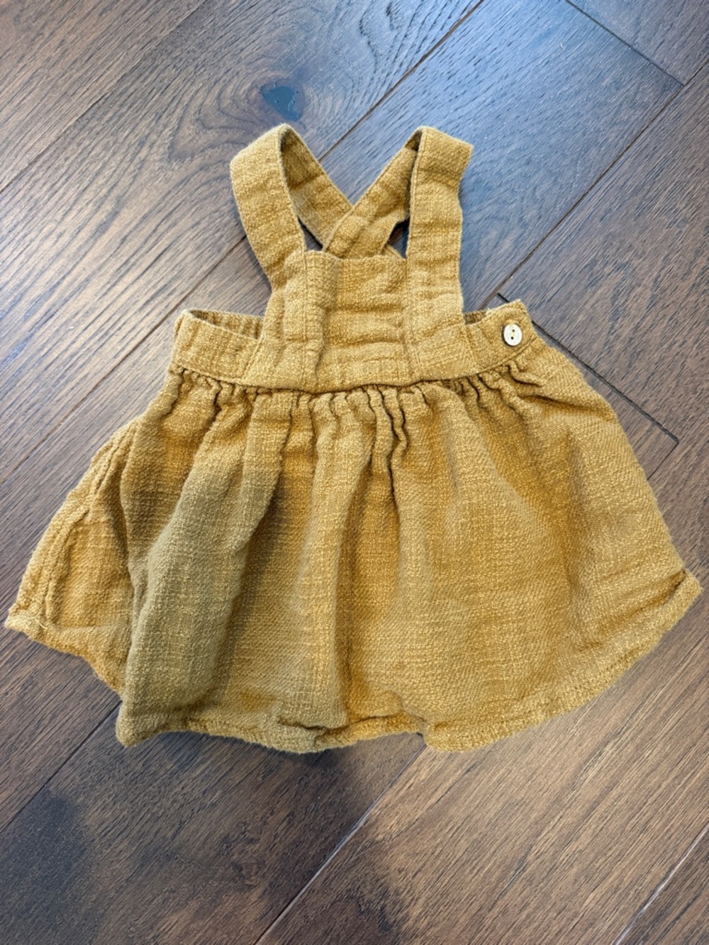 RYLEE + CRU Pinafore Dress | Camel Size 3-6 Months - C37-077